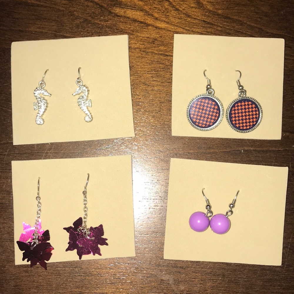 Dangling earrings